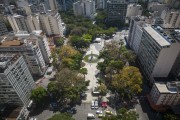 Picture taken with drone of the Largo do Machado Square - Rio de Janeiro city - Rio de Janeiro state (RJ) - Brazil