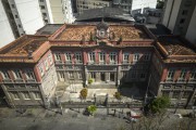 Picture taken with drone of the Amaro Cavalcanti State School (1875)  - Rio de Janeiro city - Rio de Janeiro state (RJ) - Brazil