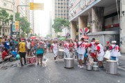 Drums of Bohemios do Iraja carnival street troup - Rio de Janeiro city - Rio de Janeiro state (RJ) - Brazil