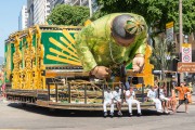 Float of Gremio Recreativo Escola de Samba Imperio Serrano Samba School - Presidente Vargas Avenue - Rio de Janeiro city - Rio de Janeiro state (RJ) - Brazil