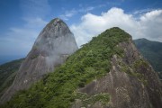 Picture taken with drone of the Two Brothers Mountain - Rio de Janeiro city - Rio de Janeiro state (RJ) - Brazil