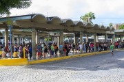 Intermodal terminal for integration between the south line of the Fortaleza subway and the VLT Parangaba-Mucuripe - Light Rail Vehicle - Fortaleza city - Ceara state (CE) - Brazil
