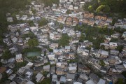 Picture taken with drone of houses in Morro do Pereirao - Rio de Janeiro city - Rio de Janeiro state (RJ) - Brazil