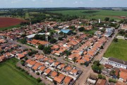 Picture taken with drone of the Talhado District with Sao Sebastiao Church - Sao Jose do Rio Preto city - Sao Paulo state (SP) - Brazil