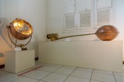 Railway yard lighting lantern, used by the extinct Federal Railway Network - Railway Museum of Juiz de Fora - Juiz de Fora city - Minas Gerais state (MG) - Brazil