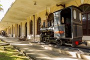 Steam locomotive, used by the extinct Federal Railway Network - Railway Museum of Juiz de Fora - Juiz de Fora city - Minas Gerais state (MG) - Brazil