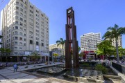 Iron tower with clock at Ferreira Square in the historic center of the city - Fortaleza city - Ceara state (CE) - Brazil