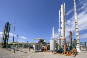 Biogas power plant - production of biomethane gas from the Metropolitan Landfill West of Caucaia - Caucaia city - Ceara state (CE) - Brazil