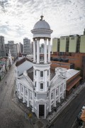 Picture taken with drone of the Independent Presbyterian Church of Curitiba - Curitiba city - Parana state (PR) - Brazil
