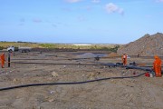 Piping for capturing and conducting gases to the Biogas Plant at the Metropolitan Landfill West of Caucaia (ASMOC) - Caucaia city - Ceara state (CE) - Brazil