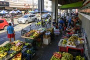 Sale of fruits and vegetables in the area outside the Mercado do Povo - Caucaia city - Ceara state (CE) - Brazil
