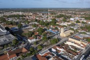 Picture taken with drone of the city center - Nossa Senhora dos Prazeres Parish - Caucaia city - Ceara state (CE) - Brazil