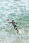 Children playing beach soccer on Arpoador Beach - Rio de Janeiro city - Rio de Janeiro state (RJ) - Brazil