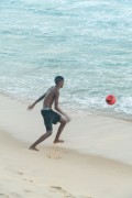 Children playing beach soccer on Arpoador Beach - Rio de Janeiro city - Rio de Janeiro state (RJ) - Brazil