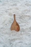 Frescobol racket on the sand of Arpoador Beach - Rio de Janeiro city - Rio de Janeiro state (RJ) - Brazil