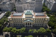 Picture taken with drone of the National library  - Rio de Janeiro city - Rio de Janeiro state (RJ) - Brazil