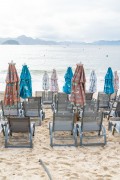 Beach umbrella and beach chairs for rent - Post 6 of Copacabana Beach - Rio de Janeiro city - Rio de Janeiro state (RJ) - Brazil
