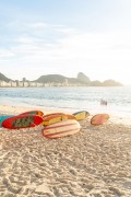 Stand up paddle board on Post 5 of Copacabana Beach - Rio de Janeiro city - Rio de Janeiro state (RJ) - Brazil