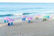 Beach umbrella and beach chairs for rent - Ipanema Beach - Rio de Janeiro city - Rio de Janeiro state (RJ) - Brazil