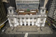 Picture taken with drone of the Pedro Ernesto Palace (1923) - headquarters of Municipal Chamber of Rio de Janeiro city  - Rio de Janeiro city - Rio de Janeiro state (RJ) - Brazil