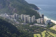 View of the Sao Conrado neighborhood from Pedra Bonita (Bonita Stone)  - Rio de Janeiro city - Rio de Janeiro state (RJ) - Brazil