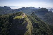 Picture taken with drone of Pedra Bonita (Bonita Stone) - Tijuca National Park - Rio de Janeiro city - Rio de Janeiro state (RJ) - Brazil