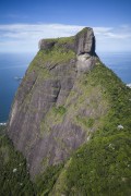 Picture taken with drone of Rock of Gavea - Rio de Janeiro city - Rio de Janeiro state (RJ) - Brazil