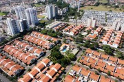 Picture taken with drone of gated community - Sao Jose do Rio Preto city - Sao Paulo state (SP) - Brazil