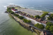 Picture taken with drone of the old Fort of Copacabana (1914-1987), current Historical Museum Army - Rio de Janeiro city - Rio de Janeiro state (RJ) - Brazil