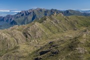 Picture taken with drone of Altitude Fields and Agulhas Negras Peak - Itatiaia National Park - Itatiaia city - Rio de Janeiro state (RJ) - Brazil