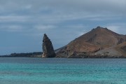 Bartolome Island seen from Santiago Island - Galapagos Archipelago - Santiago Island - Galapagos Province - Ecuador