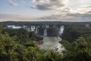 Picture taken with drone of waterfalls in Iguaçu National Park - Foz do Iguacu city - Parana state (PR) - Brazil