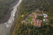 Picture taken with drone of the Belmond Iguassu Falls Hotel - Foz do Iguacu city - Parana state (PR) - Brazil