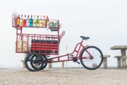 Tricycle used to sell alcoholic beverages - Arpoador - Rio de Janeiro city - Rio de Janeiro state (RJ) - Brazil