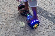 Electric Skate (hoverboard) with led light - Ipanema boardwalk - Rio de Janeiro city - Rio de Janeiro state (RJ) - Brazil