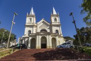 Facade of the Metropolitan Cathedral of Juiz de Fora - Juiz de Fora city - Minas Gerais state (MG) - Brazil