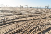 Tire tracks in the sand of Ipanema Beach - Rio de Janeiro city - Rio de Janeiro state (RJ) - Brazil