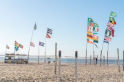 Flags of countries on Copacabana Beach - Rio de Janeiro city - Rio de Janeiro state (RJ) - Brazil