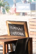 Caipirinha advertisement in a kiosk on the boardwalk of Copacabana Beach - Rio de Janeiro city - Rio de Janeiro state (RJ) - Brazil