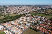 Picture taken with drone of the Tanabi City - Tanabi city - Sao Paulo state (SP) - Brazil