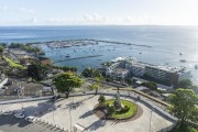 View of the Castro Alves Monument with Bahia Marina and Todos os Santos Bay in the background - Salvador city - Bahia state (BA) - Brazil