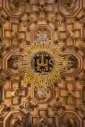 Detail of the decorated ceiling of the Cathedral-Basilica Primatial of the Most Holy Savior - Salvador city - Bahia state (BA) - Brazil