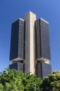 Facade of the Brazilian Central Bank headquarters building (1965)  - Brasilia city - Distrito Federal (Federal District) (DF) - Brazil