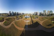 Picture taken with drone of the Pilot plan of Brasilia - Brasilia city - Distrito Federal (Federal District) (DF) - Brazil