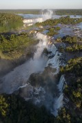 Picture taken with drone of waterfalls in Iguaçu National Park - Border between Brazil and Argentina - Foz do Iguacu city - Parana state (PR) - Brazil