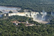 Aerial view of waterfalls in Iguaçu National Park - Foz do Iguacu city - Parana state (PR) - Brazil