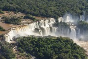 Aerial view of waterfalls in Iguaçu National Park - Foz do Iguacu city - Parana state (PR) - Brazil