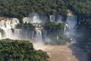 Aerial view of waterfalls in Iguaçu National Park - Foz do Iguacu city - Parana state (PR) - Brazil