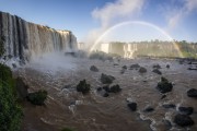 Waterfalls in Iguaçu National Park - Border between Brazil and Argentina - Foz do Iguacu city - Parana state (PR) - Brazil