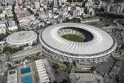 Aerial view of the Journalist Mario Filho Stadium (1950) - also known as Maracana  - Rio de Janeiro city - Rio de Janeiro state (RJ) - Brazil